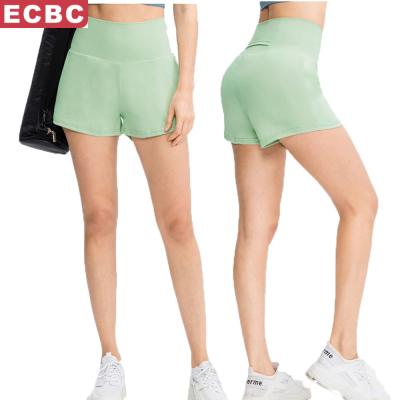 China QUICK DRY spring and summer pocket yoga sports shorts women's quick-drying nylon ice fitness running loose tennis shorts for sale