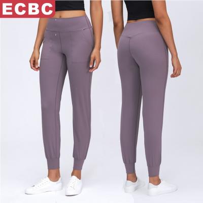 China Lulu Lemon Align Loose Quick Breathable Exercise Workout Drying Yoga Running Yogapants Comfortable Straight Jogger Fitness Cropped Pants for sale