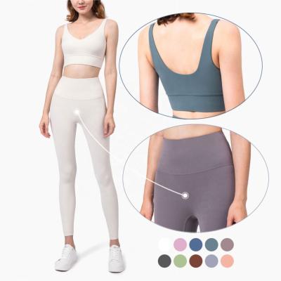 China Breathable Women 2 Pieces Legging Yoga Bra Sports Sets Fitness Gym Set Yoga Pants for sale