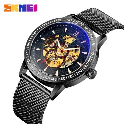 China Good Quality Skmei Day/Date 9216 Automatic Watches 3 Waterproof Mechanical Wristwatches Logo Big Men Watch Custom Atmo Stainless Steel for sale