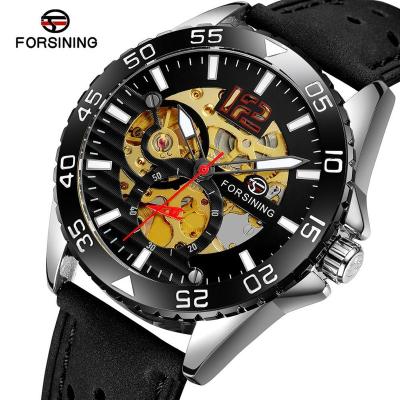 China 2022 New Arrival Day/Date Leisure Men Watch Automatic Water Resistant Skeleton Wrist Watches for sale