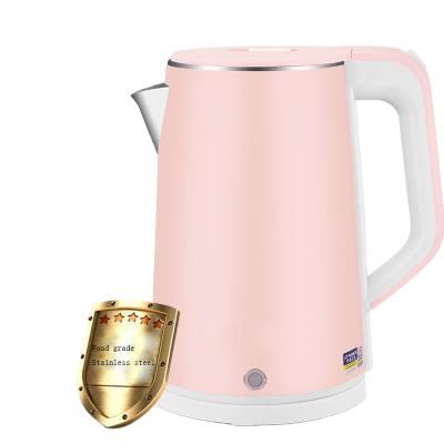 China New Product Stainless Steel Plastic Water Kattle Electric Kettle 360 ​​Degree Rotation Base Type Eletric for sale