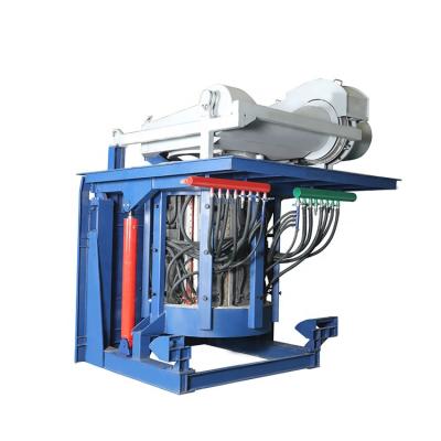 China Energy-saving environmental protection metal iron and 200kg scrap industrial continuous casting smelt iron induction furnace for sale