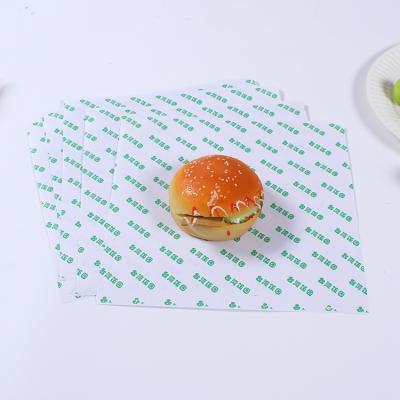 China Sandwich Colored Printed Food Wrapping Use Custom Greaseproof Printed Paper Food Baking Wrapping Paper for sale