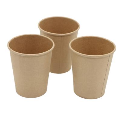 China Biodegradable Recycled Customized Paper Cup Carrier Drink Fans Free Sample Hot And Cold Cup for sale