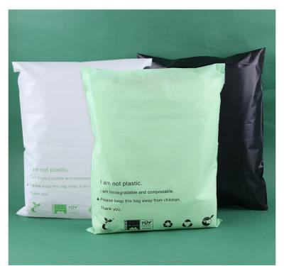 China 100% Biodegradable Compostable Eco Friendly Custom Printable Starch Biodegradable Express Bag Eco Friendly for sale