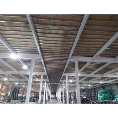 China Corrosion Protection Heavy Duty Attic Shelf Steel Structure Warehouse Indoor Plus Two-story Partition Storage Rack for sale