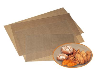 China P.F.A Surface Treatment 0.13mm Fiber Glass Sheet For Bread Baking for sale