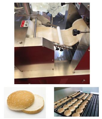 China Dough Sheeter Machine for Hot Dog Bread Production Line , Food Industry Machinery for sale