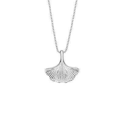 China Other Necklace Accessories S925 Sterling Silver Jewelry Net Red Mori Pendant Personality Cold Wind Ginkgo Leaf for sale