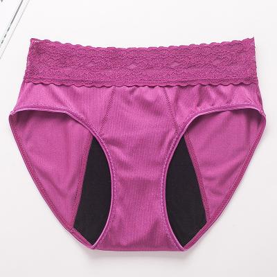 China New Plus Size Antibacterial Front And Back Leak Proof Girls Underwear 4 Layer Menstrual Period Panties for sale