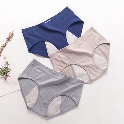 China Antibacterial Plus Leak Proof Sanitary Reusable Plus Size Women's Pants Menstrual Period Pants for sale