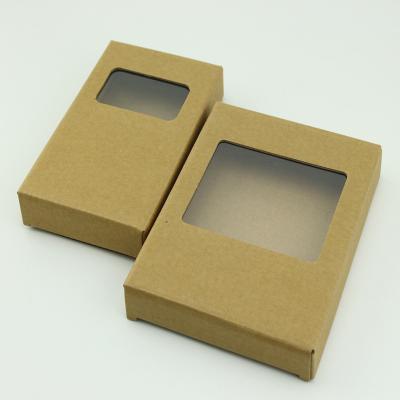 China Cheap Materials Factory Price Recycled Kraft Paper Box, Craft Paper Box, Kraft Paper Gift Box for sale