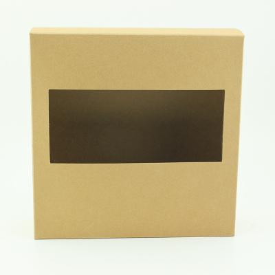 China Handmade BSCI, FSC Kraft Paper Box Printing With Window for sale