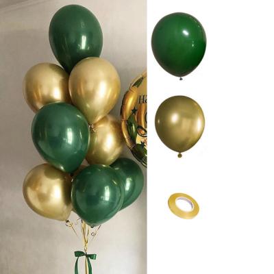 China High Quality Fashional 11/16pcs Ink Green Jungle Theme Sale Balloons Garland Balloons Wholesale for sale