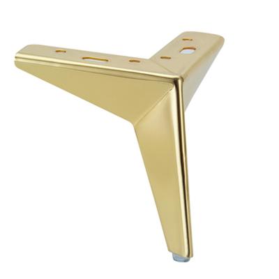 China Modern Gold Chrome Metal Table Legs And Gold Sofa Legs for sale