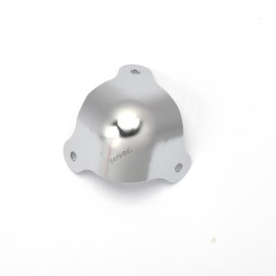 China Durable FS-3063 Three Holes Metal Ball Corner For Case Hardware for sale