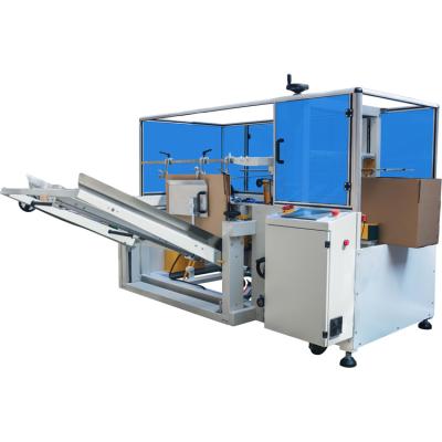 China Automatic Food Strip Carton Case Erector Machine Corrugated Box Erecting Machine for sale