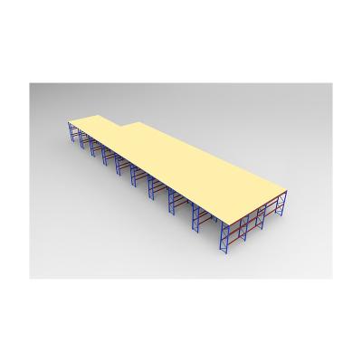 China Custom Durable Corrosion Protection Fast Delivery Pallet Rack Warehouse Storage Mezzanine Floor System for sale