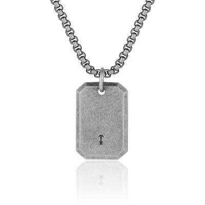 China Vintage Vintage Jewelry 316 Stainless Steel Necklace Mens Retrol Pendant Style for sale