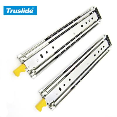 China High Quality Contemporary 22 Inch 200kg Full Extension Ball Bearing Drawer Slides Heavy Duty Locking Rails for sale