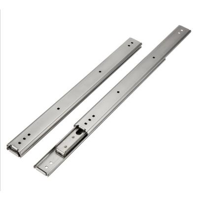 China TH2035SS 250mm Ball Bearing Length 65KG Load Estimating Drawer Anti-Corrosion Stainless Two Way Kitchen Telescopic Slide 35mm for sale