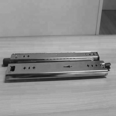 China Contemporary High Quality 45mm Three Section Locked Drawer Slide for sale