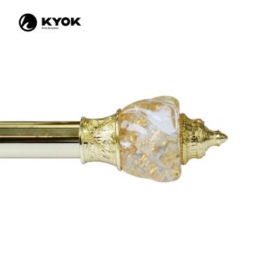 China KYOK Style Window Decoration Algeria Tunisia Pakistan Light Arabic Curtain Rod for sale