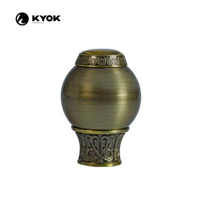 China KYOK Classic Casual Curtain Pipe Finials Curtain Rod Accessories For Iron Expanding Pole for sale