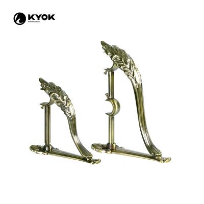 China KYOK Archaize's contemporary special design of mental color curtain bracket home decor curtain poles tracks&accessories for sale