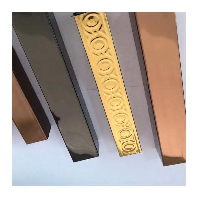 China Industry Building Material Color Stainless Steel Color Stainless Steel Direct Merchants Industrial Direct 304 Clad Square Tube for sale