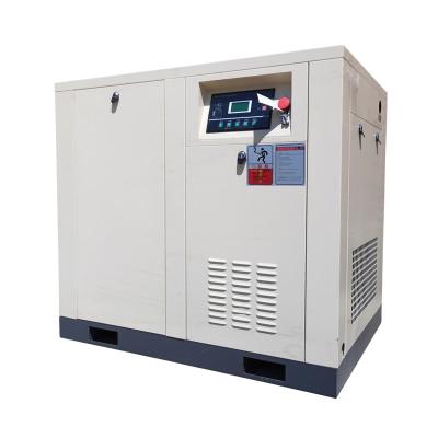 China Energy Saving Lubricated Air Compressor 15HP 11KW Screw Air Compressor With Silent Dryer Air Compressor for sale