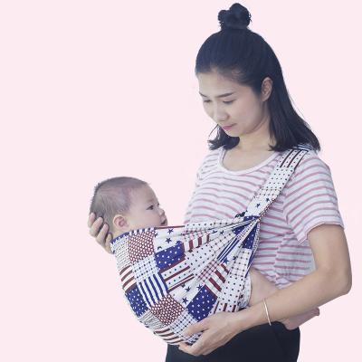 China Happyflute New Style Cotton Soft Hip Adjustable Seat Cotton Baby Wrap Sling Newborn Care Carrier for sale