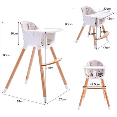 China Safety Comfortable Baby Dining Chair 2021 Certified Lightweight Baby Dining Seat Baby High Plastic Portable Adjustable Feeding Umpire Chair 2 in 1 for sale