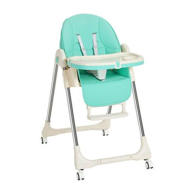 China Safety Comfortable Baby Dining Chair Foldable Portable Baby Dining Dish Safety Child Toddler Seat Hanging Hook On Baby Portable Feeding Chair for sale