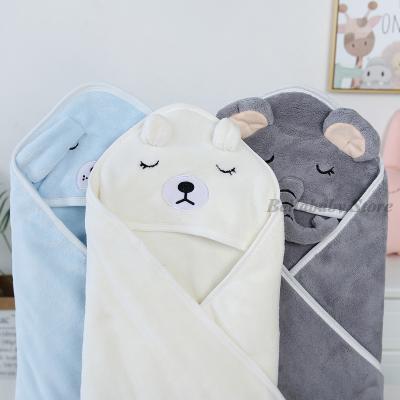 China Bath Safe For Kids 100% Organic Cotton Animal Bamboo And Terry Girl Set Cute Soft Blankets Pack Bibs Modern Baby Infant Beach Towel 5 for sale