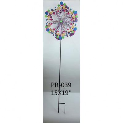 China Metal Wholesale Custom Design Metal Flowers And Garden Stakes for sale