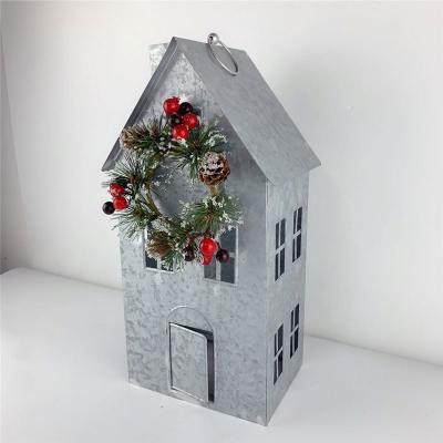 China Hot Selling Decorative Iron Christmas Ornaments Custom Design Family Christmas Ornament for sale