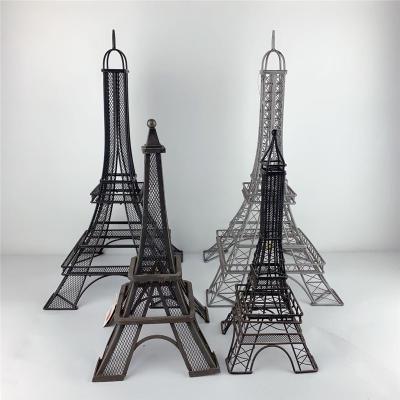 China Metal Fashion France Eiffel Tower Decro TV Cabinet Ornaments for sale