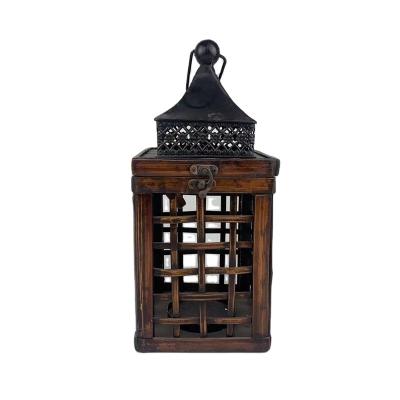 China Rustic Metal Candle Lantern Holder Home Garden Decor Lantern Wall Lantern Quantity for sale