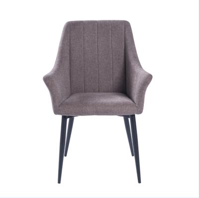 China Foldable Hot Sale Hotel Wholesale Casual Sofa Chair Modern Single Fabric Dining Chair for sale