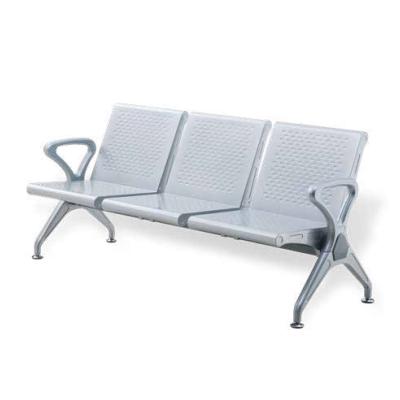 China Modern Commercial Furniture 3 Seat Metal Heavy Duty High End Steel Airport Waiting Chair for sale