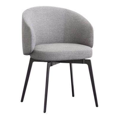 China High Quality Modern Metal Leg Chair Design Office Furniture Hall Waiting Area Leisure Fabric Loose Armchair for sale