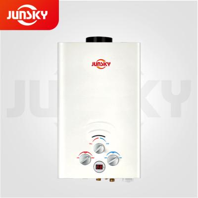 China RV JunSky BW Series 8L Gas Hot Water Heater System For Camping Outdoor Portable LPG Instant Tankless Gas Water Heater for sale