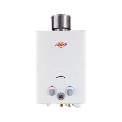 China JunSky BWC Outdoor Series With Raincap Outdoor Instant Portable Water Heater Of 6L/10L Gas Hot Water System Gas for sale