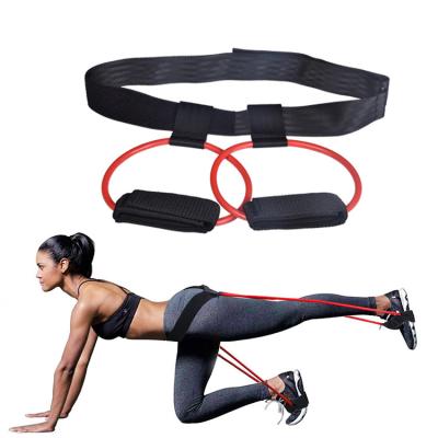 China Adjustable Fitness Fitness Leg Elastic Workout Equipment Women Booty Belt Glutes and Hip Squat Bands for sale