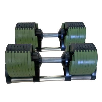 China Home Use Custom Color And Logo Gym Fitness Muscle Exercise Adjustable Weight Dumbbells 32Kg 36Kg for sale