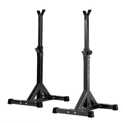 China Home Gym Equipment Barbell Press Bench Free Stands Station Lightweight Deluxe Adjustable Dip Squat Stand for sale