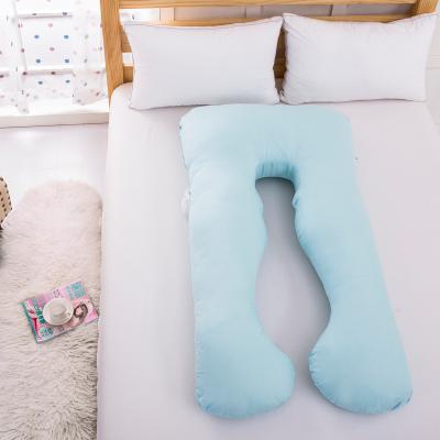 China New Memory Sleep Support Pillow For Pregnant Women Body Cotton Pillowcase U Shape Pillows Pregnancy Side Sleepers Maternity Bedding for sale