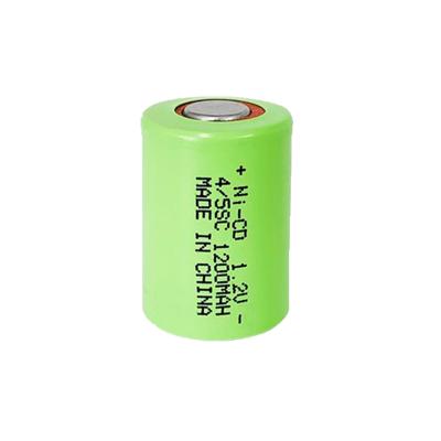 China High NiCd 4/5SC 1200mAh 1.2V Nickel Cadmium Battery Rechargeable Toys Power Sub C Battery for sale